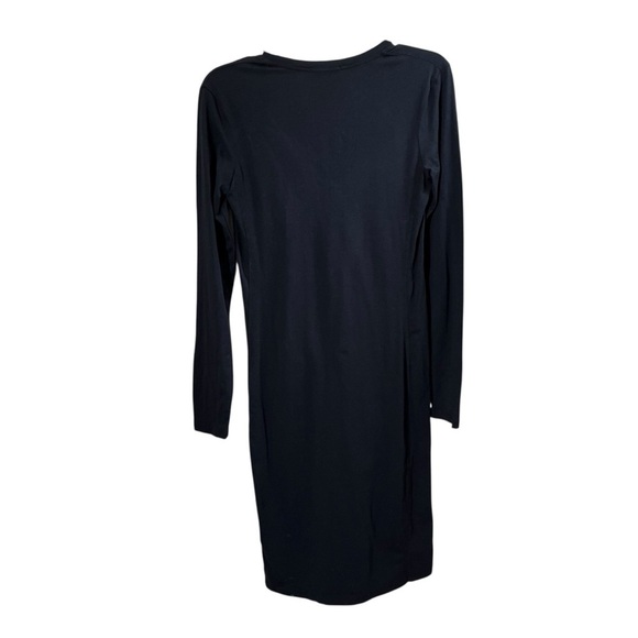 JAMES PERSE V-Neck T-Shirt Bodycon Long Sleeve Dress WJEH6655CU - Picture 4 of 11